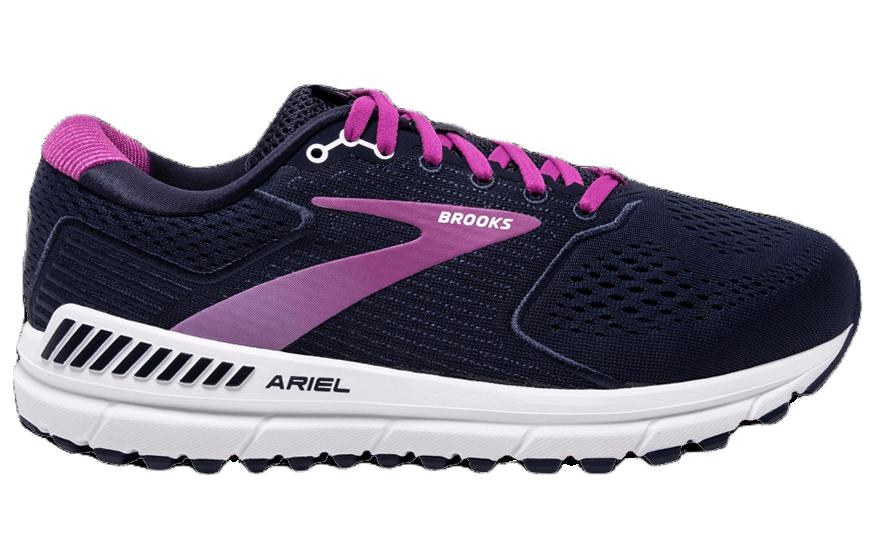 Order (W) Brooks Ariel 20 2E Lebar 'Peacoat Vivid Viola' 120315-2E-491