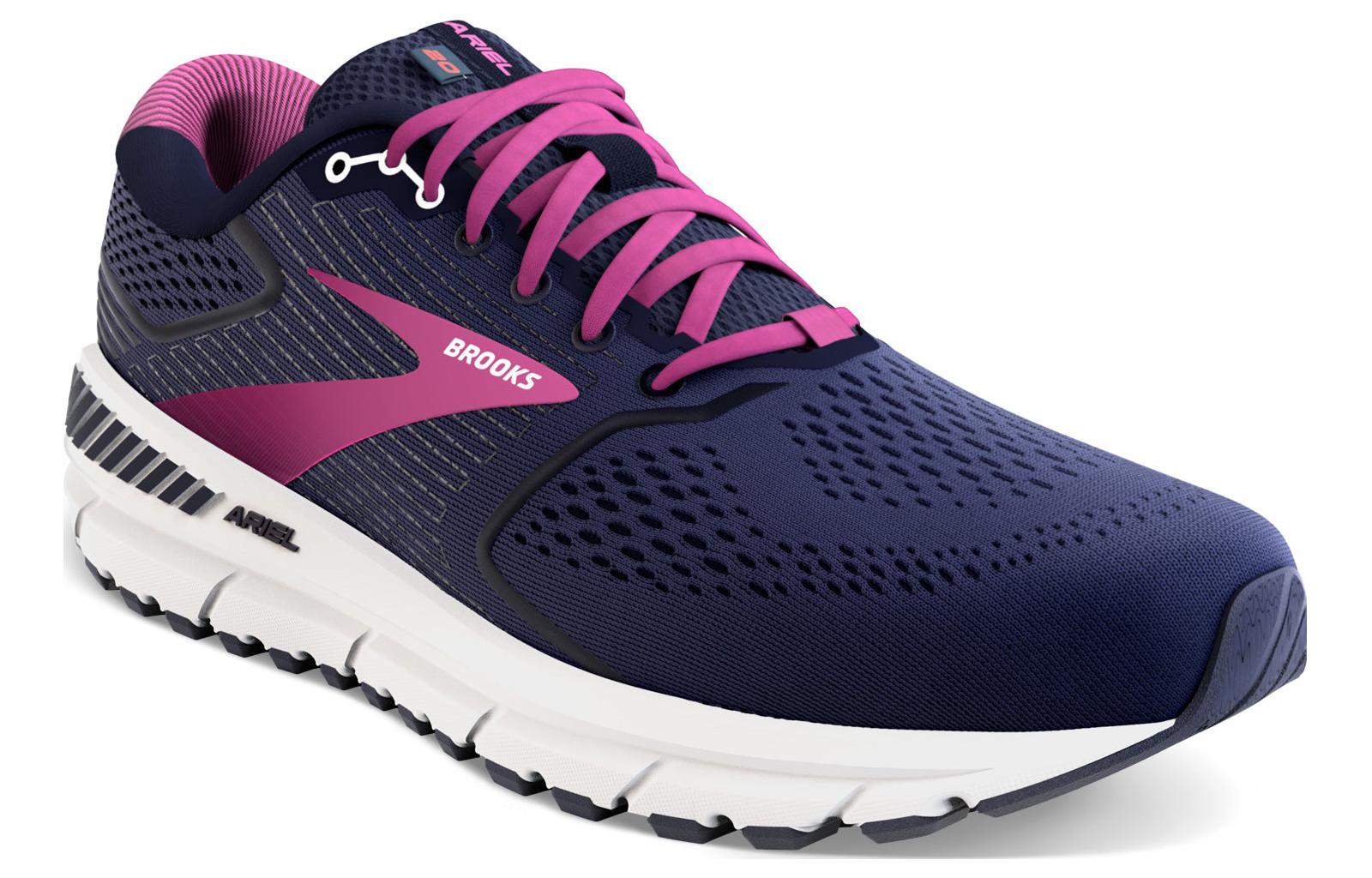 Lookbook (W) Brooks Ariel 20 2E Lebar 'Peacoat Vivid Viola' 120315-2E-491