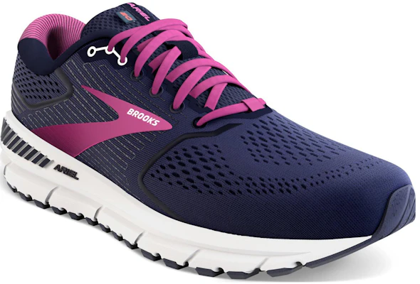 (W) Brooks Ariel 20 2E Lebar 'Peacoat Vivid Viola' 120315-2E-491 Lookbook (W) Brooks Ariel 20 2E Lebar 'Peacoat Vivid Viola' 120315-2E-491