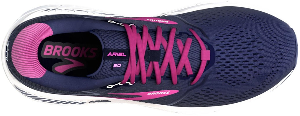 (W) Brooks Ariel 20 2E Wide 'Peacoat Vivid Viola' Wanita Sepatu Lari 120315-2E-491 Purchase (W) Brooks Ariel 20 2E Wide 'Peacoat Vivid Viola' Wanita Sepatu Lari 120315-2E-491