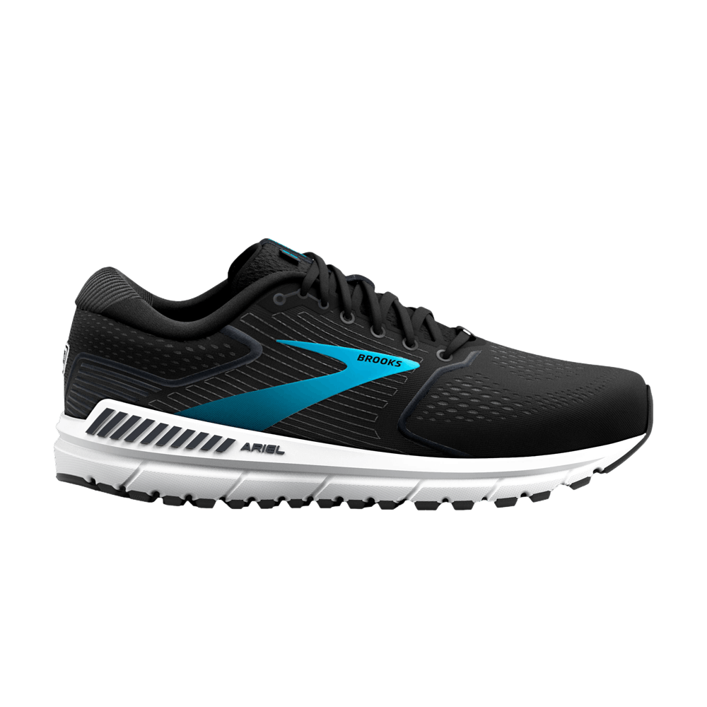 (Women) Brooks Ariel 20 Extra Wide 'Black Blue White'  120315-2E-064