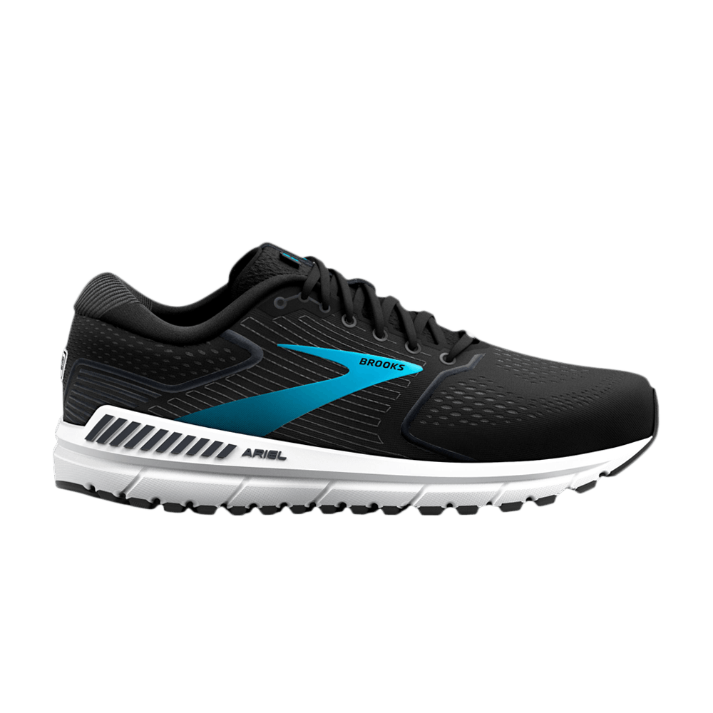 (Women) Brooks Ariel 20 Wide 'Black Blue'  120315-1D-064