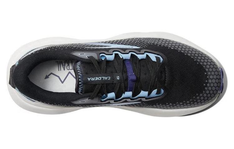 Shop Brooks布魯克斯 Caldera 6 防滑耐磨 低筒 跑步鞋 女款 黑藍