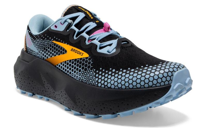 Lookbook (W) Brooks Caldera 6 'Hitam Biru Kuning' 120366-096