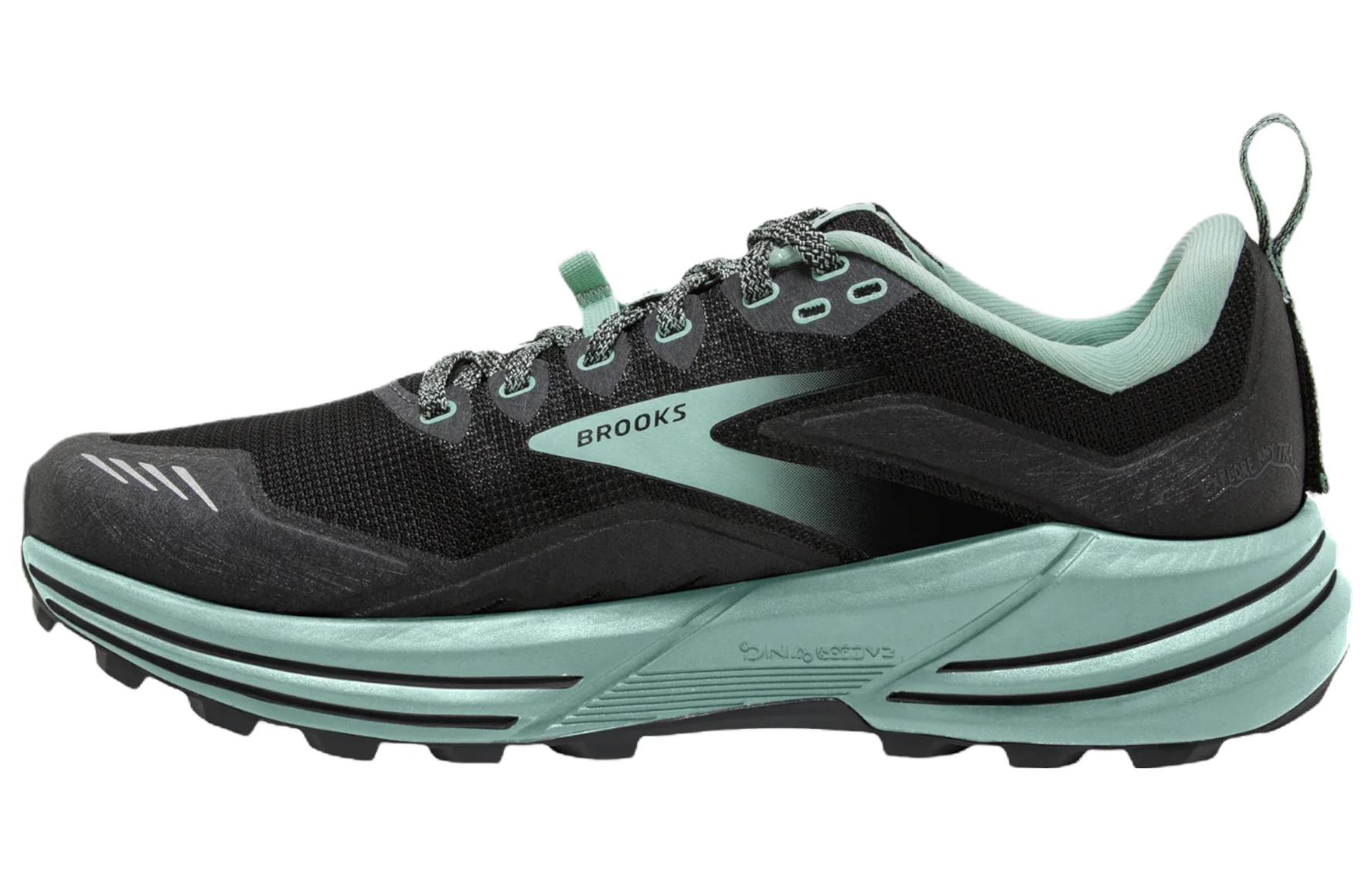 (Women) Brooks Cascadia 16 Wide 'Black Yucca'  120363-1D-049