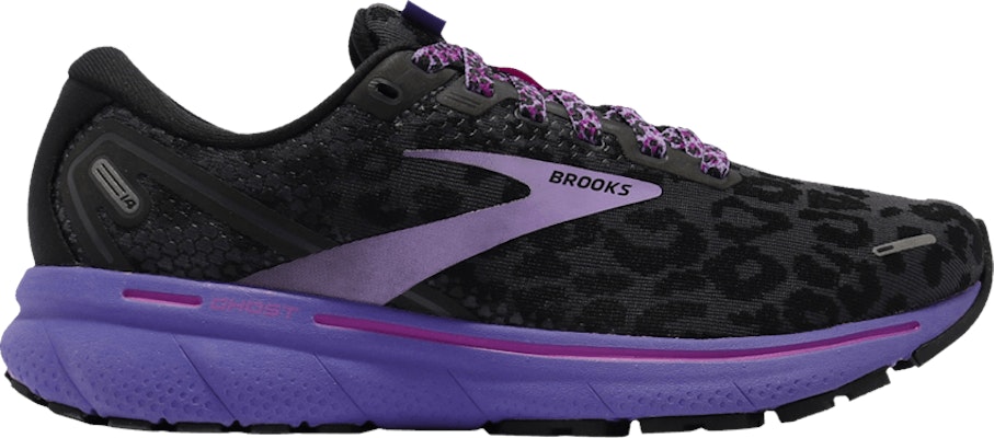 (Women) Brooks Ghost 14 'Electric Cheetah Run Wild - Black Purple' 120356-1B-098 Buy (Women) Brooks Ghost 14 'Electric Cheetah Run Wild - Black Purple' 120356-1B-098