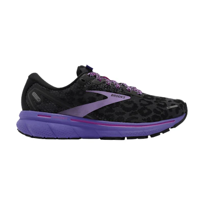 (W) Brooks Ghost 14 'Electric Cheetah Run Wild - Black Purple'