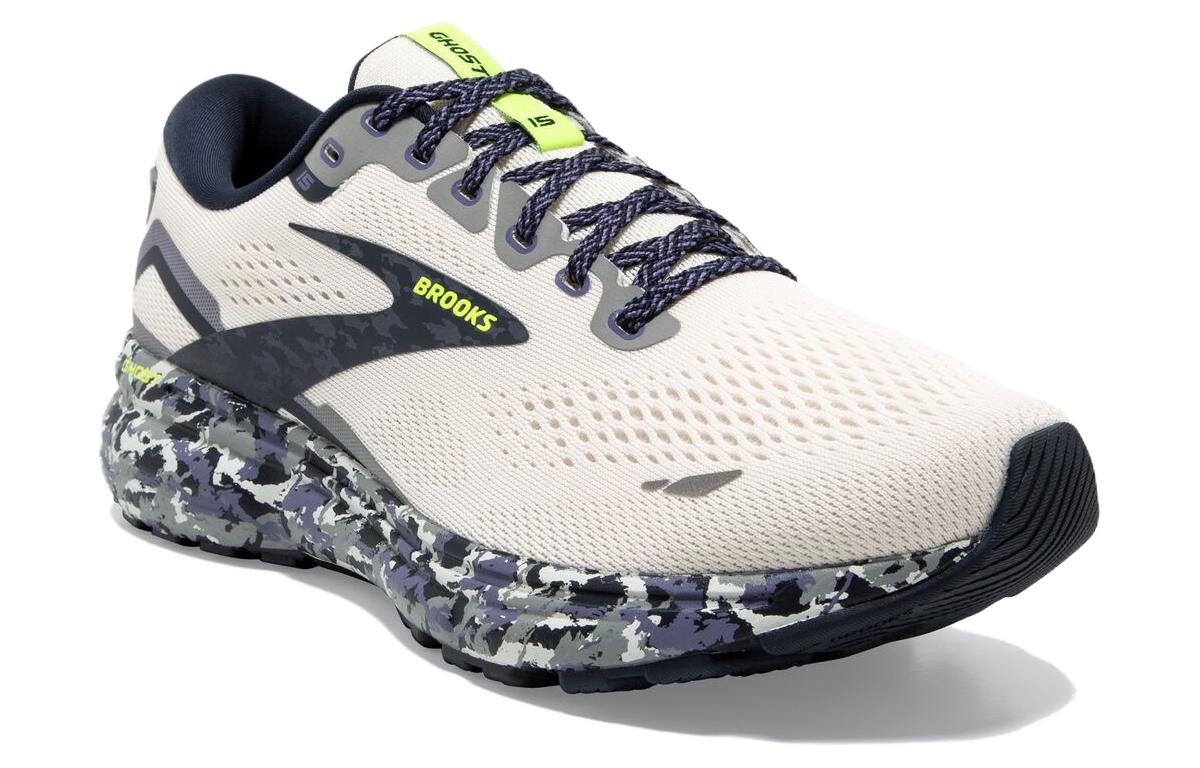 Shop (W) Brooks Ghost 15 '米色绿色' 120380-152
