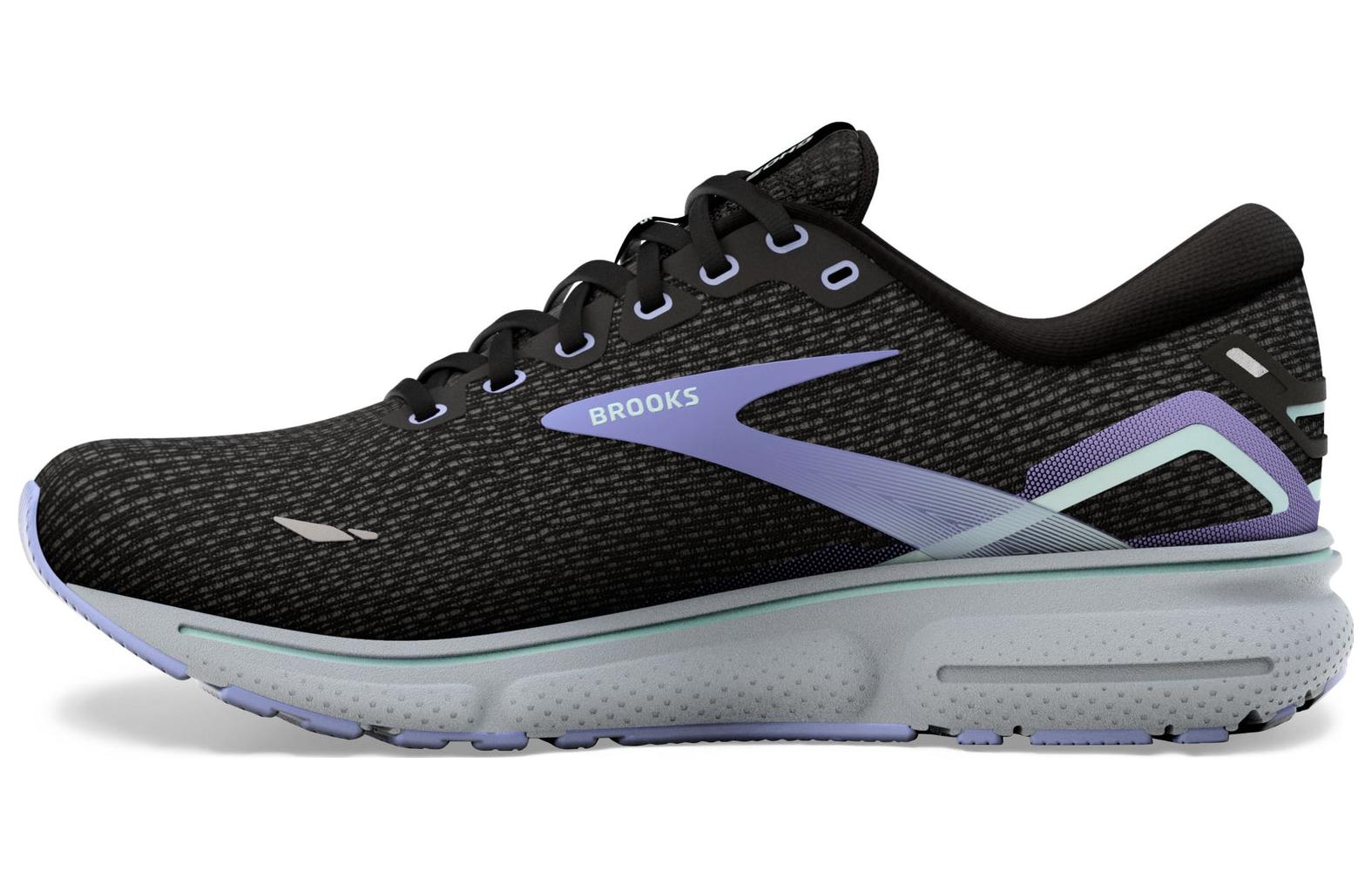 (Women) Brooks Ghost 15 'Black Purple' 120380-011