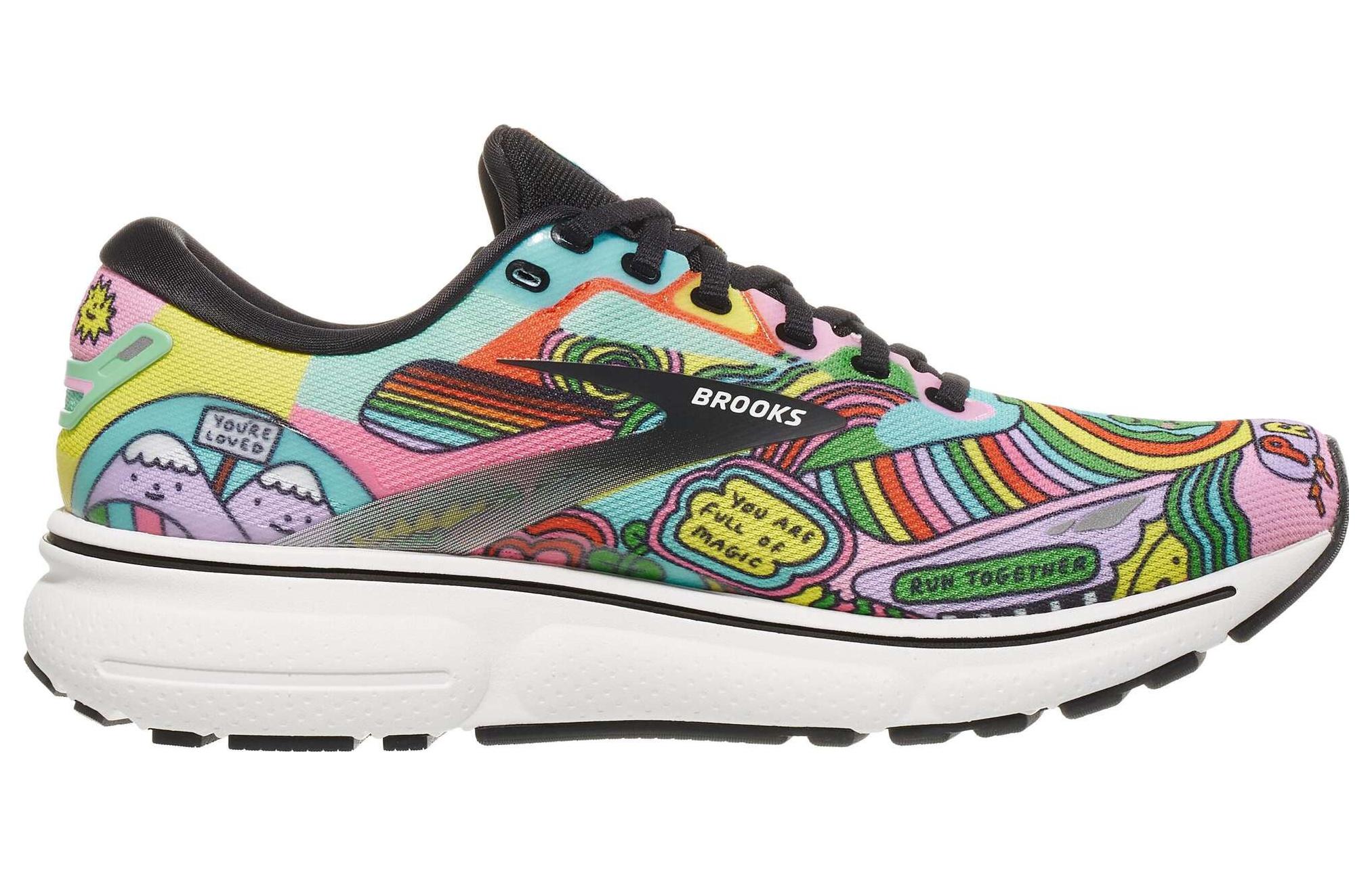 Order (W) Brooks Ghost 15 'Biru Hijau Kuning' 120380-1B0