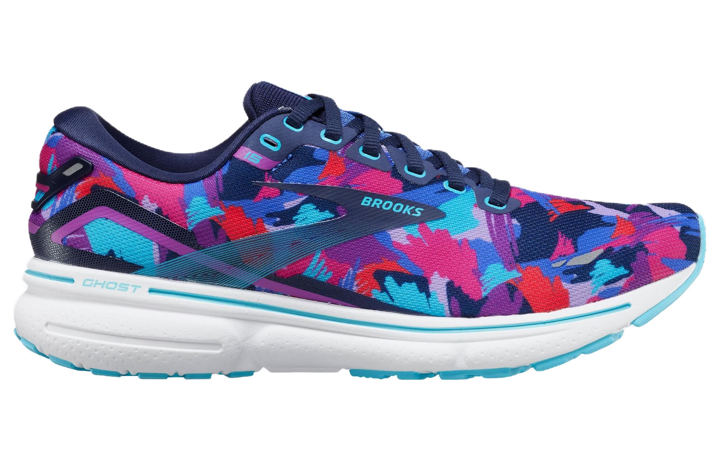 Order Brooks 布魯克斯 Ghost 15 防滑耐磨 低幫 跑步鞋 女款 藍紫色