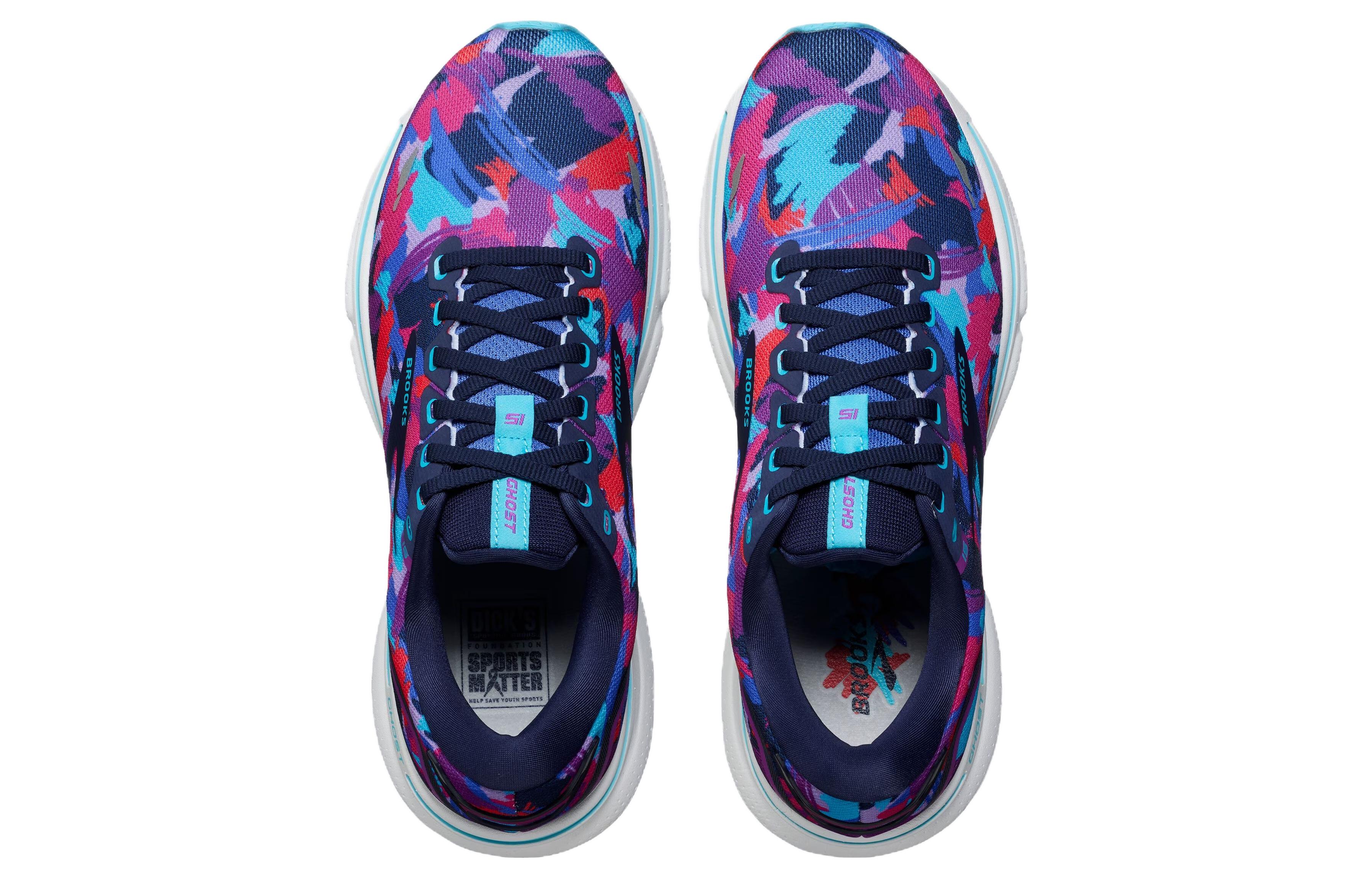 Lookbook Brooks 布魯克斯 Ghost 15 防滑耐磨 低幫 跑步鞋 女款 藍紫色