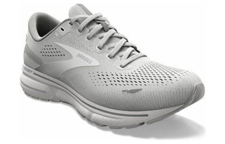 Lookbook Brooks布魯克斯 Ghost 15 防滑耐磨 低幫 跑步鞋 女款 淺灰色