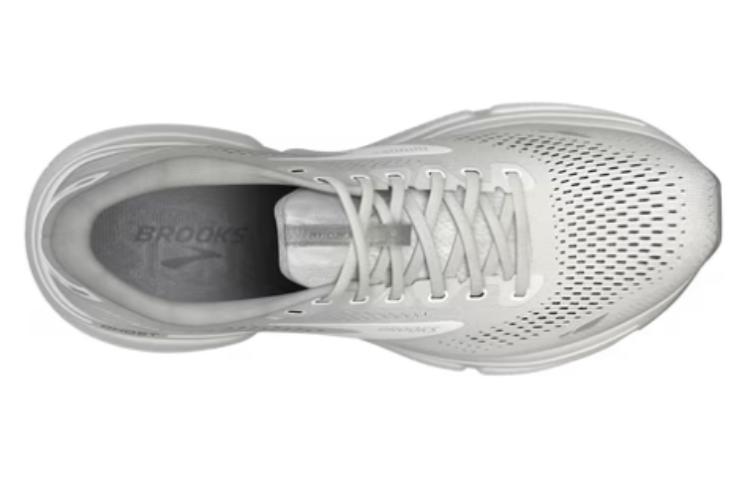 Shop Brooks布魯克斯 Ghost 15 防滑耐磨 低幫 跑步鞋 女款 淺灰色