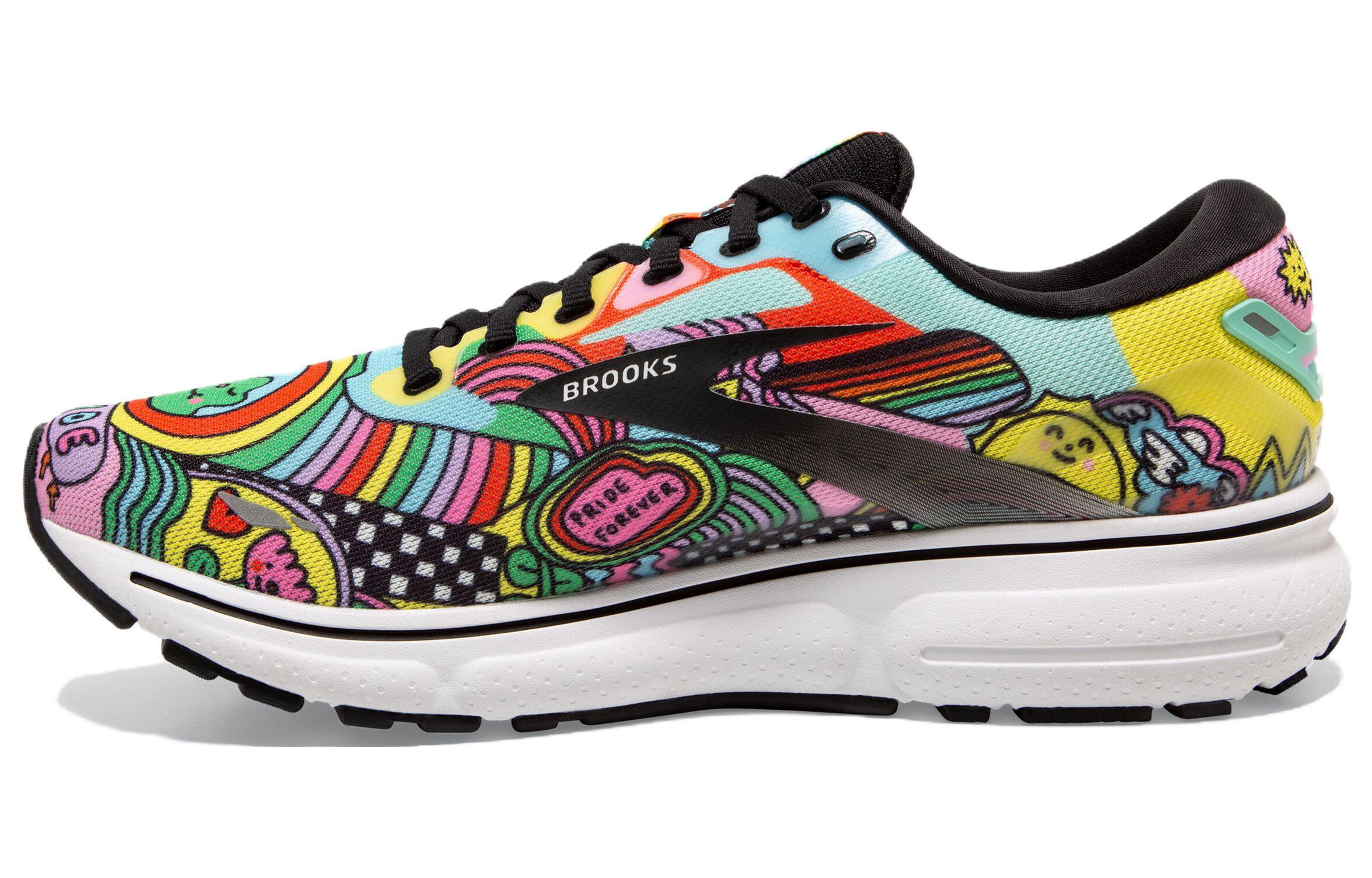 (Women) Brooks Ghost 15 'Yellow Pink Blue' 120380-058