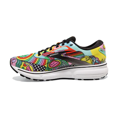 (W) Brooks Ghost 15 'Yellow Pink Blue'