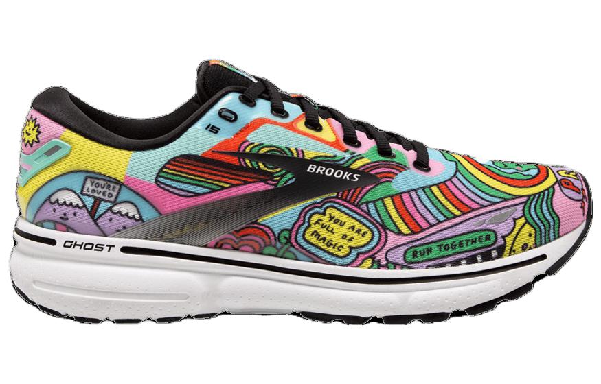 (W) Brooks Ghost 15 'Yellow Pink Blue' 圖 2