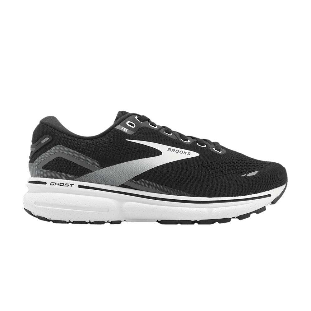 (Women) Brooks Ghost 15 Wide 'Black Blackened Pearl'  120380-1D-012