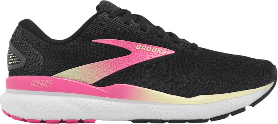 (Women) Brooks Ghost 16 'Black Pink Yellow' 120407-1B-074 Buy (Women) Brooks Ghost 16 'Black Pink Yellow' 120407-1B-074