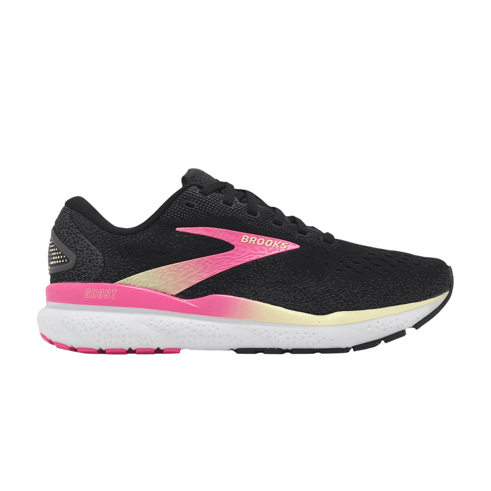 (Women) Brooks Ghost 16 'Black Pink Yellow' 120407-1B-074