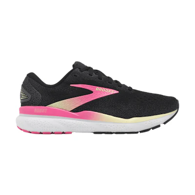 (W) Brooks Ghost 16 'Black Pink Yellow'