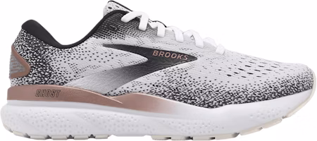 (Women) Brooks Ghost 16 'White Black Rose Gold' 120407-1B-105 (Women) Brooks Ghost 16 'White Black Rose Gold' 120407-1B-105