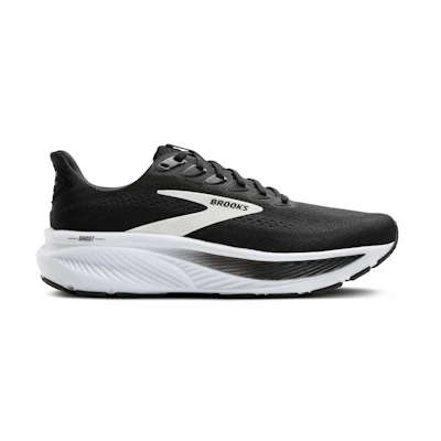 (W) Brooks Ghost 17 'Black Grey White'