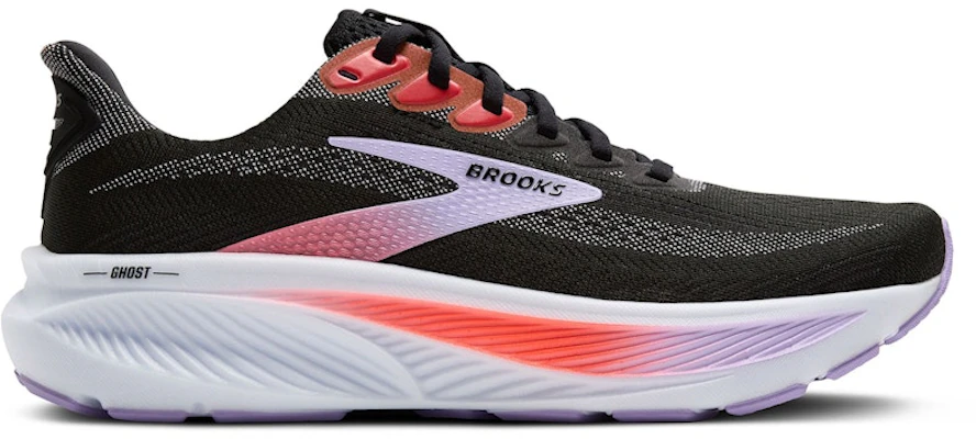 (W) Brooks Ghost 17 ''Hitam Ungu Coral'' 120431-1B-080 Buy (W) Brooks Ghost 17 ''Hitam Ungu Coral'' 120431-1B-080