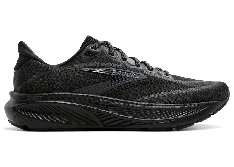 (Women) Brooks Ghost 18 Black Ebony 120482-1B-020