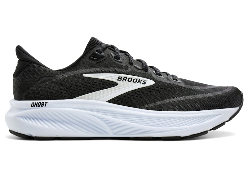 (Women) Brooks Ghost 18 Black Grey White 120482-1B-090