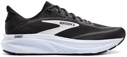 (Women) Brooks Ghost 18 Black Grey White 120482-1B-090 (Women) Brooks Ghost 18 Black Grey White 120482-1B-090