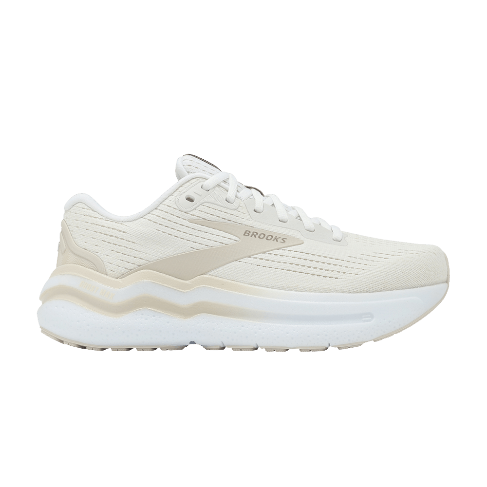 (Women) Brooks Ghost Max 2 'White Almond Tan' 120420-1B-109