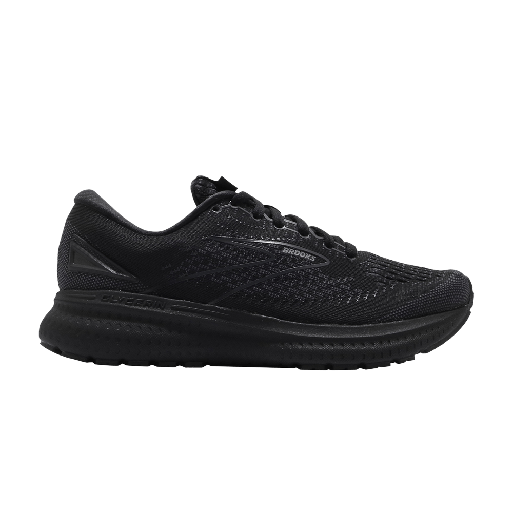 (Women) Brooks Glycerin 19 'Black'  120343-1B-071