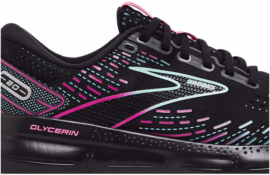 (W) Brooks Glycerin 20 '黑蓝粉' 运动鞋 120369-1B-005 Lookbook (W) Brooks Glycerin 20 '黑蓝粉' 运动鞋 120369-1B-005