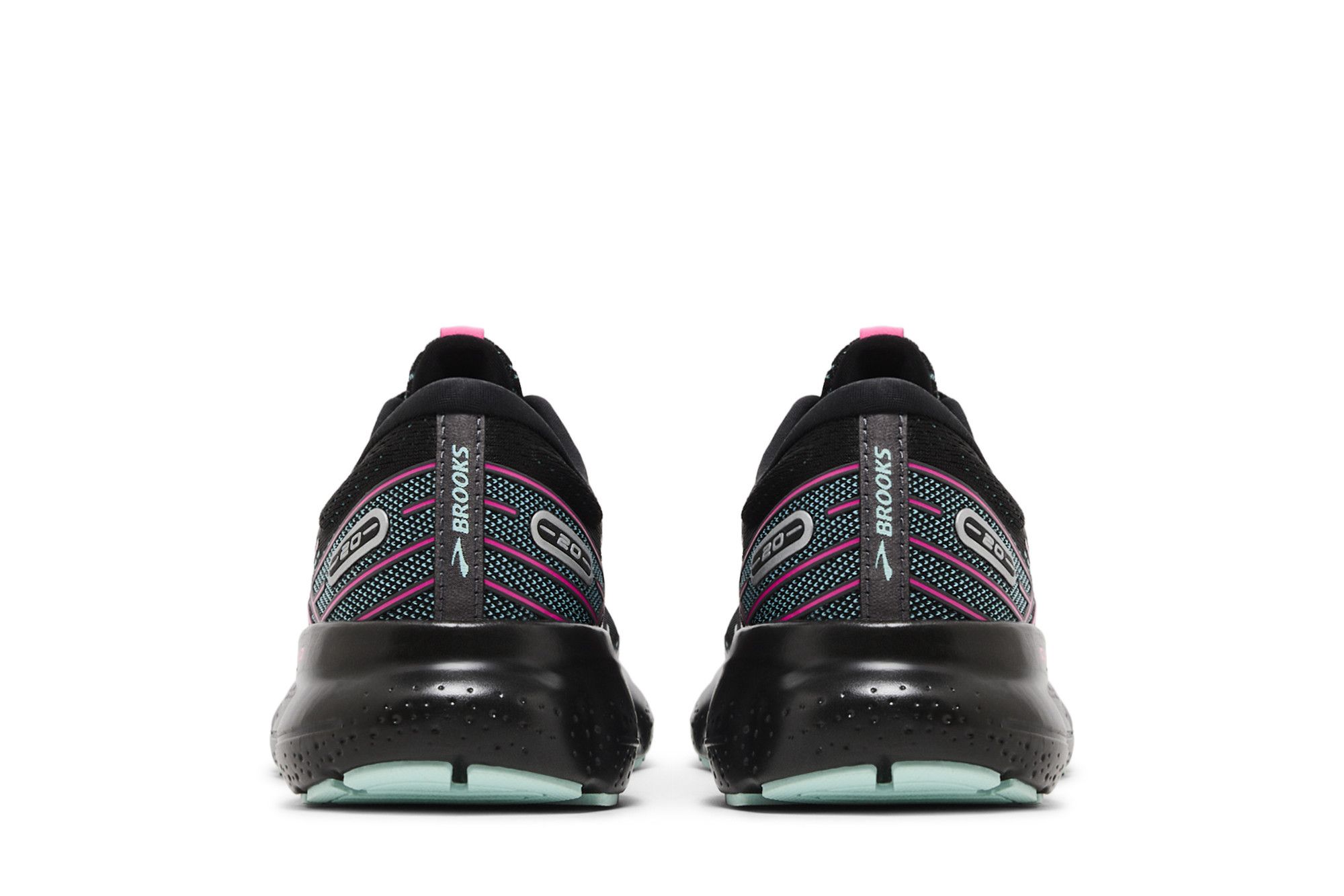 Sizing (W) Brooks Glycerin 20 '黑蓝粉' 运动鞋 120369-1B-005