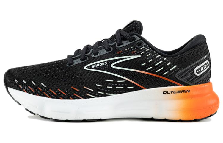 (Women) Brooks Glycerin 20 'Black Orange' 120369-045