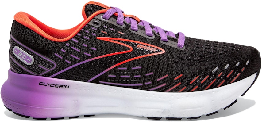(W) Brooks Glycerin 20 'Hitam Merah Ungu' 120369-1B-013 Order (W) Brooks Glycerin 20 'Hitam Merah Ungu' 120369-1B-013