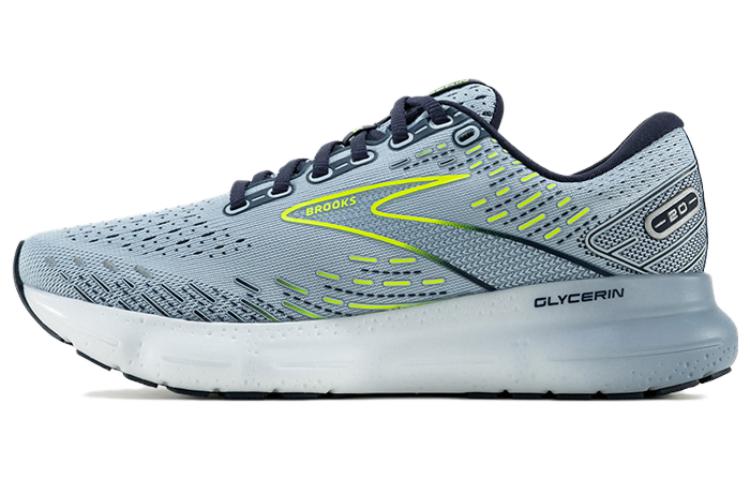 (Women) Brooks Glycerin 20 'Blue Yellow' 120369-416