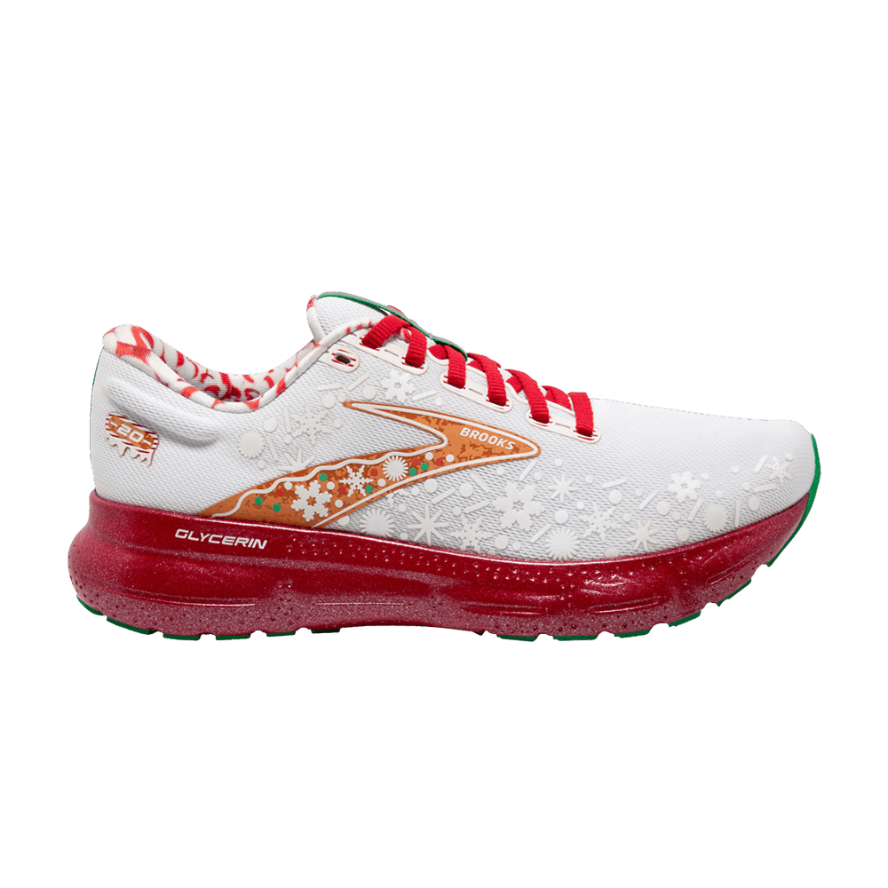 (Women) Brooks Glycerin 20 'Christmas' 120369-1B-683