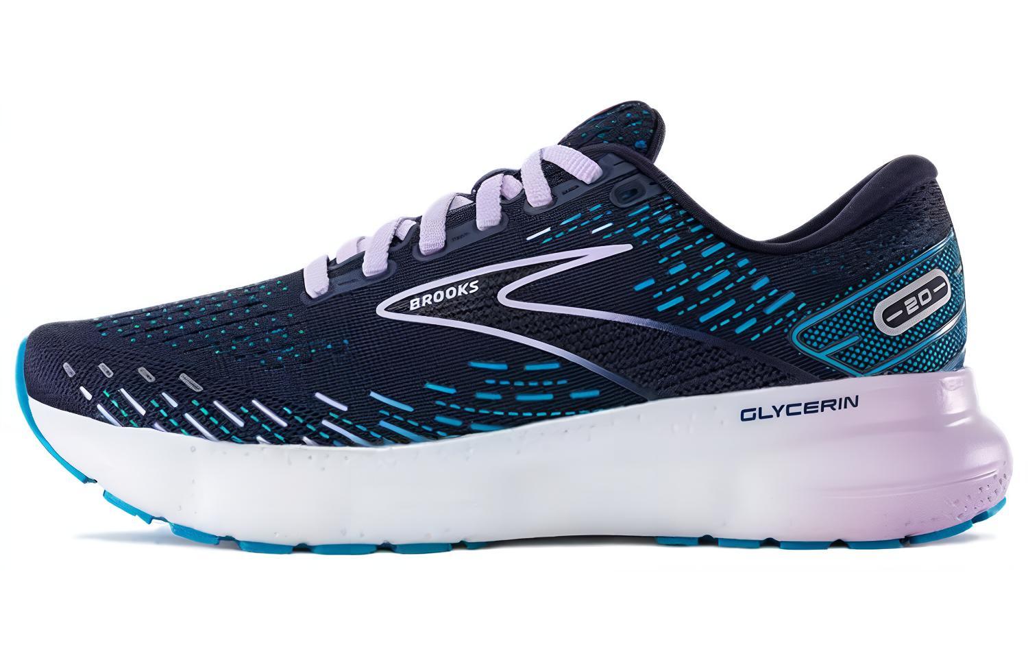 (Women) Brooks Glycerin 20 'Dark Navy' 120369-499