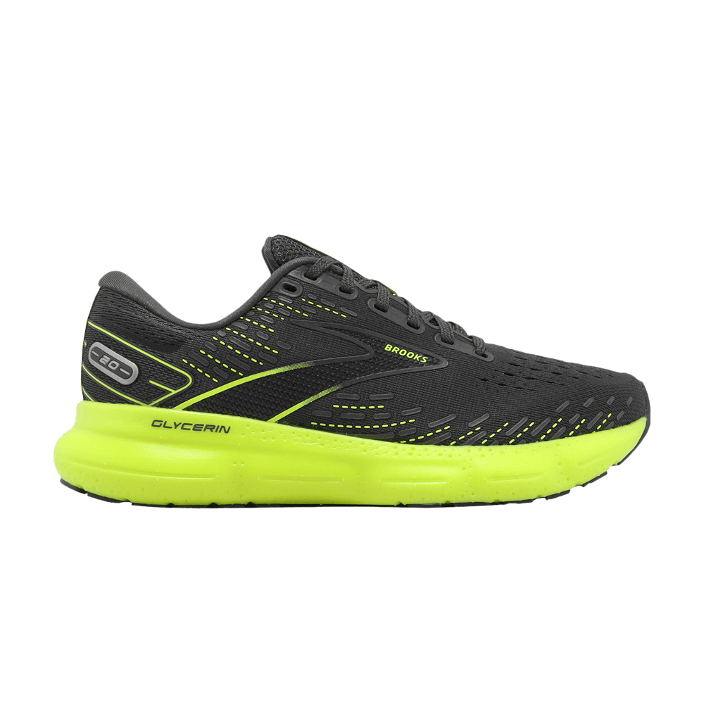 (Women) Brooks Glycerin 20 'Ebony Nightlife'  120369-1B-012