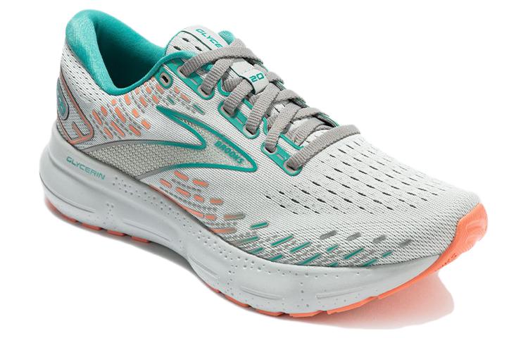 Order (W) ブルックス グリセリン 20 グレー/グリーン/オレンジ 120369-061