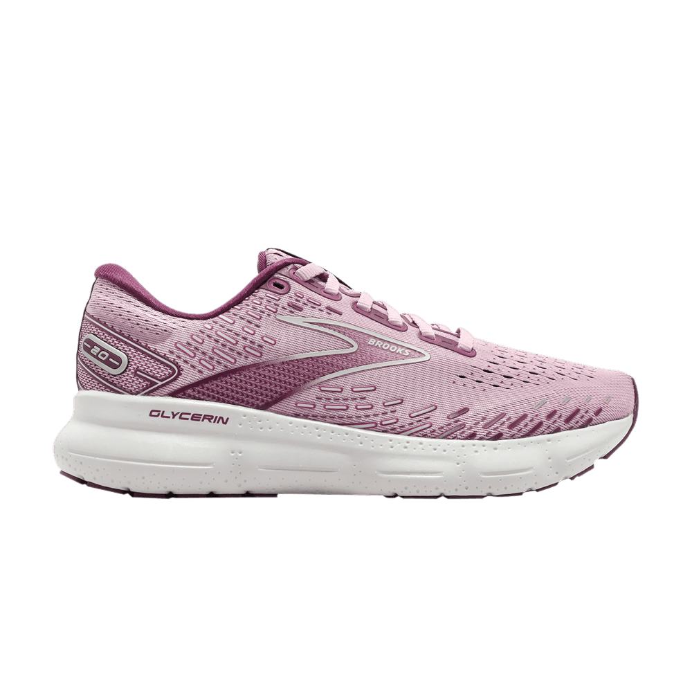 (Women) Brooks Glycerin 20 'Mauve Grape Wine'  120369-1B-577