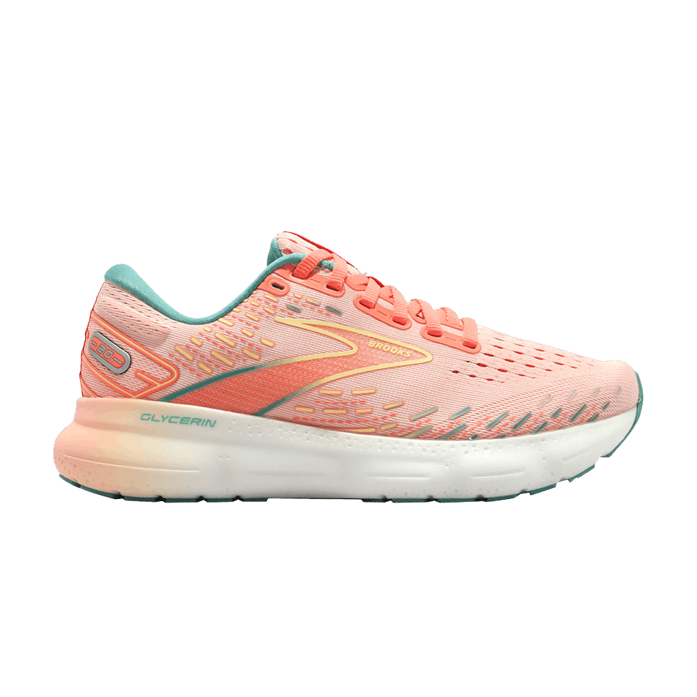 (Women) Brooks Glycerin 20 'Tropical Peach'  120369-1B-658