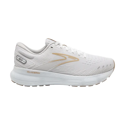 (W) Brooks Glycerin 20 'White Khaki'