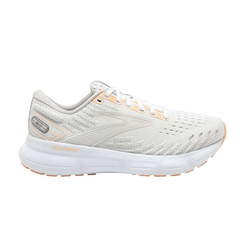 (Women) Brooks Glycerin 20 'White Peach'  120369-1B-133