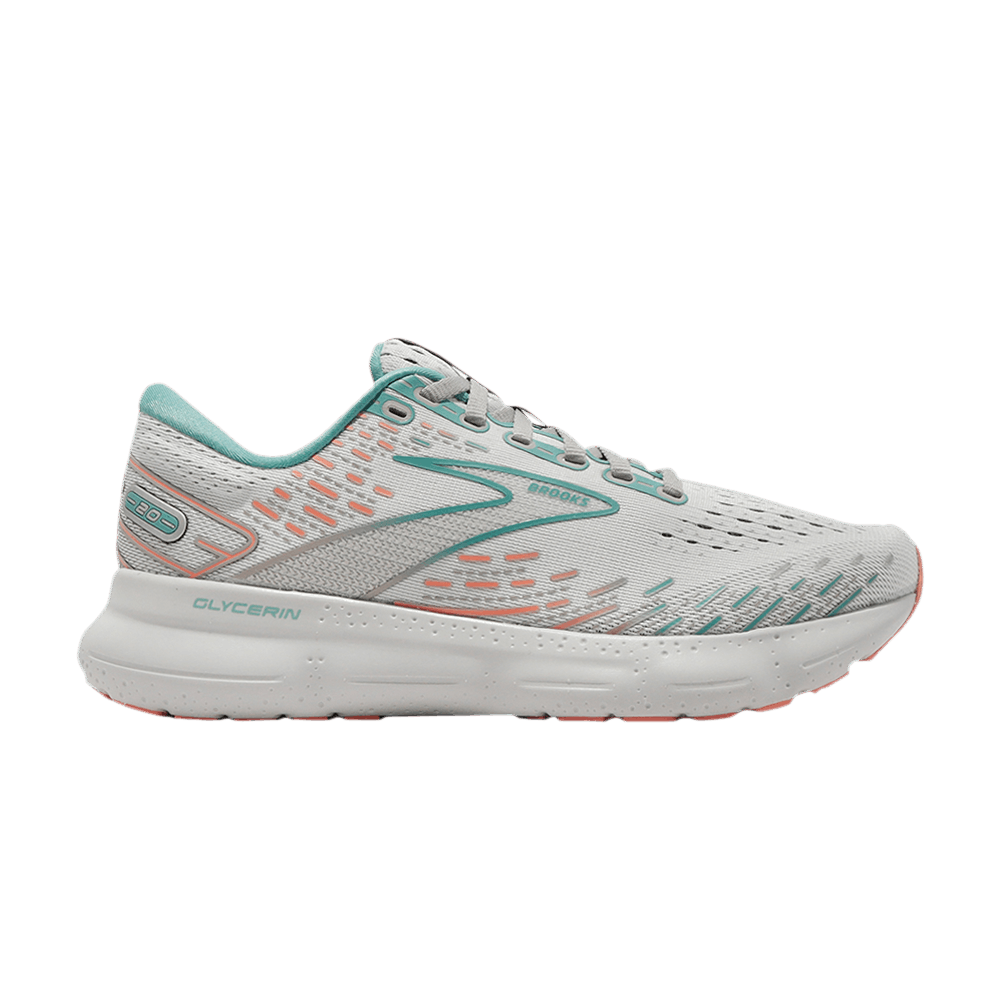 (Women) Brooks Glycerin 20 Wide 'Oyster Latigo Bay'  120369-1D-061