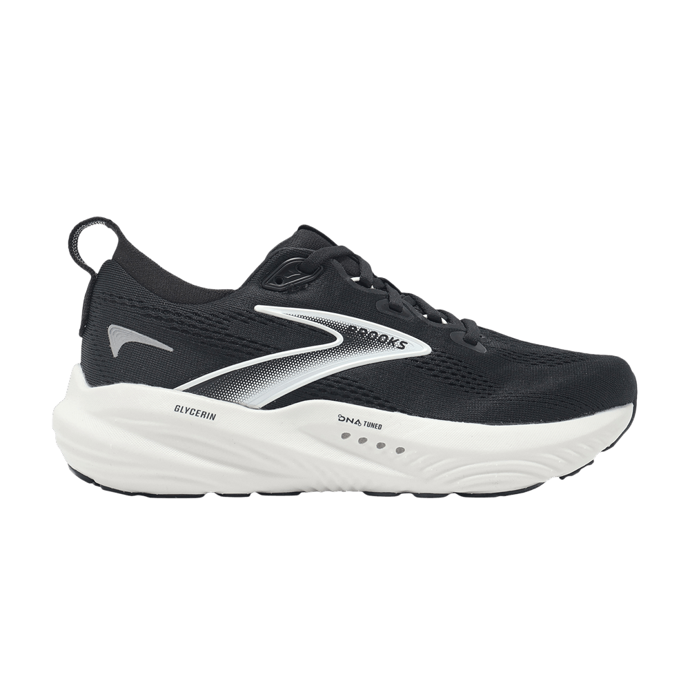 (Women) Brooks Glycerin 22 D Wide 'Black Grey White' 120434-1D-090