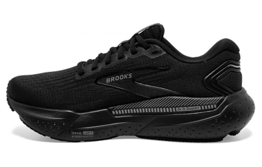 (Women) Brooks Glycerin GTS 21 Wide 'Black Ebony' 120409-1D-020