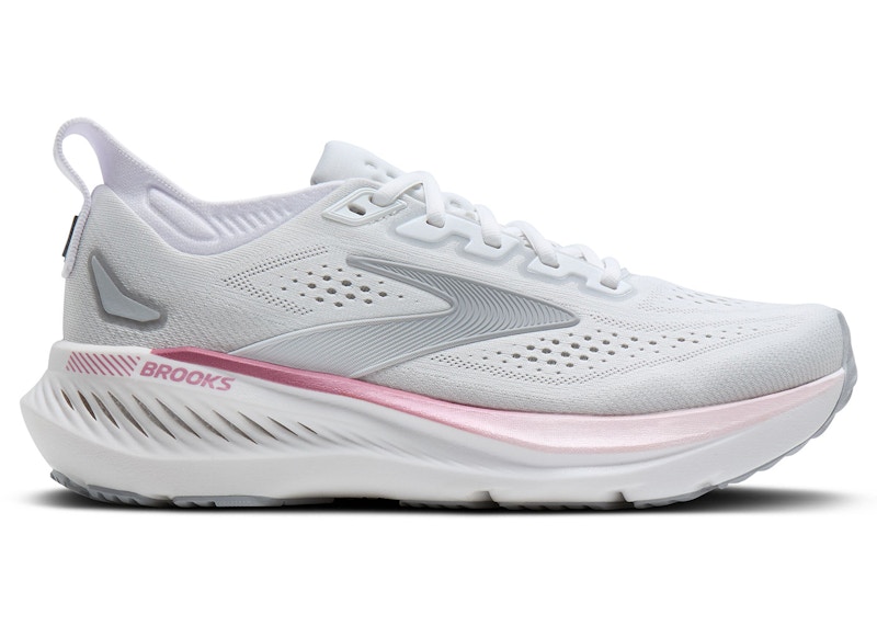 (Women) Brooks Glycerin GTS 23 White Harbor Mist Metallic 120492-1B-133